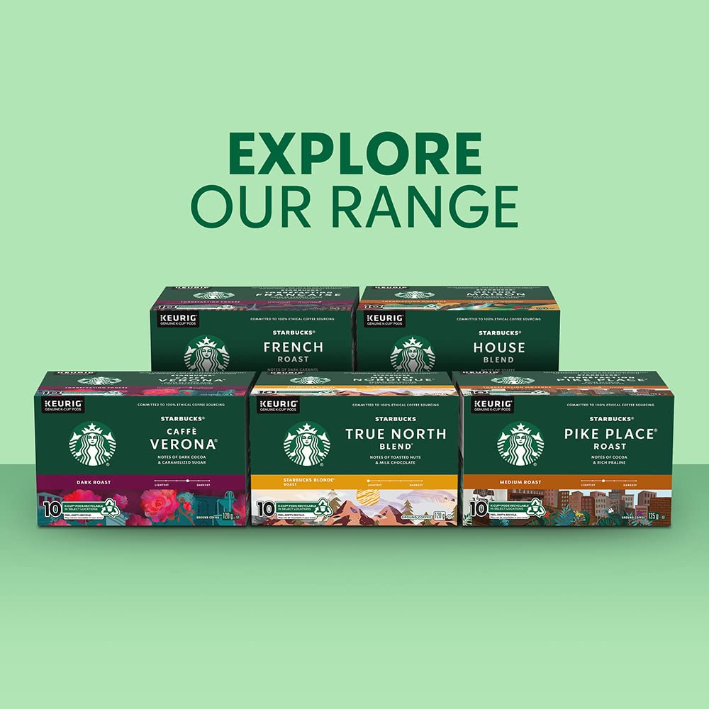 Starbucks® Pike Place Single-Serve Coffee K-Cup® - Convenient Carton of 24 Pods