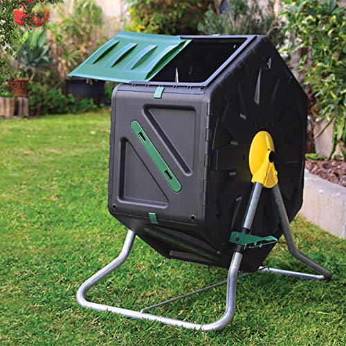 Miracle-Gro 18.5 Gallon Compost Tumbler - Easy Turn Outdoor Compost Bin