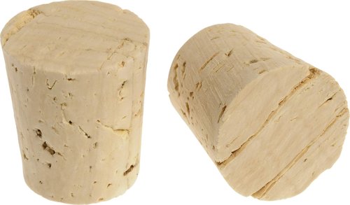 Hillman 52022 5-Gallon Bottle Size Cork Stopper (1-3/8" Top Dia. x Size #16)