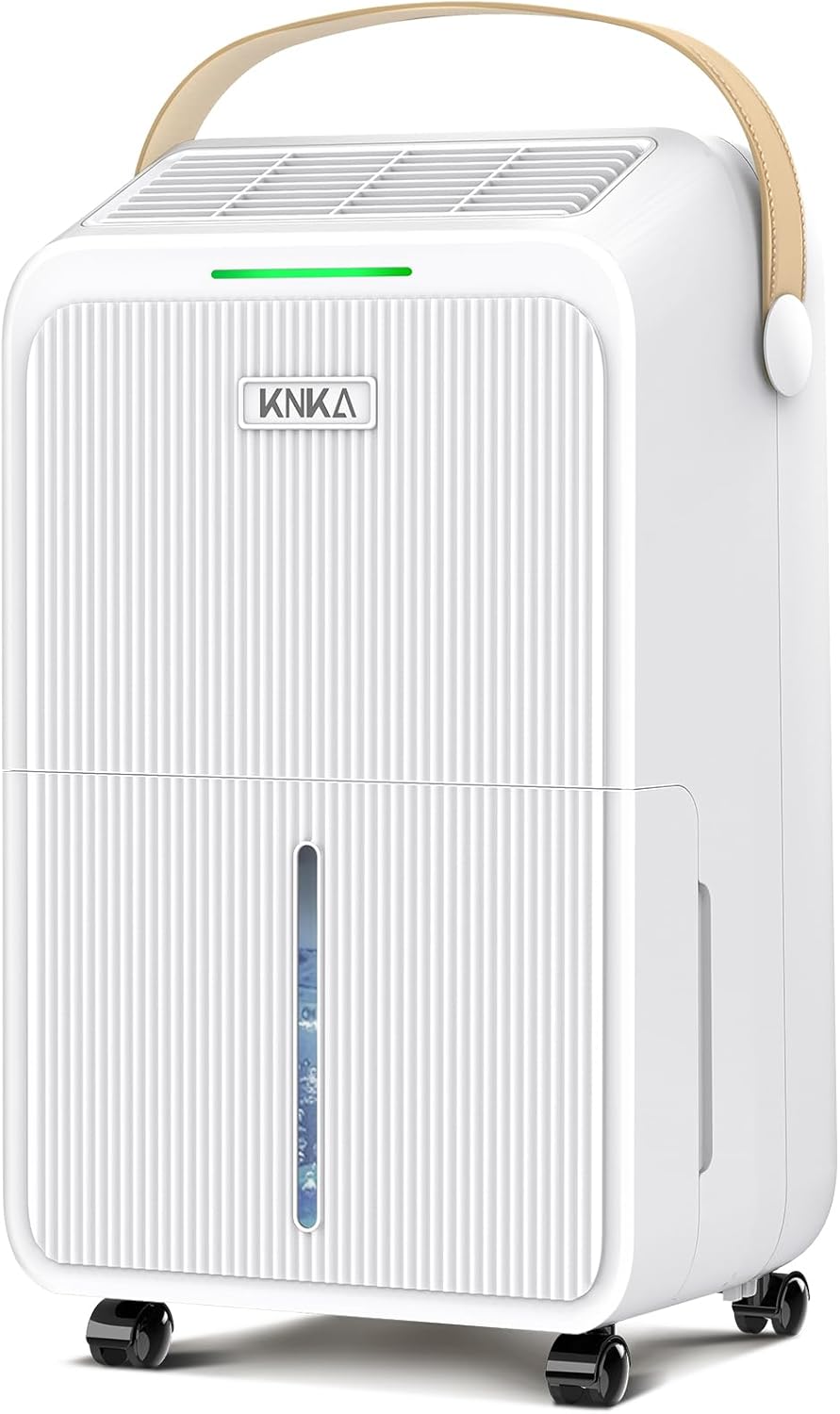 KNKA Dehumidifier - 2500 Sq.Ft Capacity with Drain Hose | 34 Pints, Intelligent Humidity Control, 3 Modes