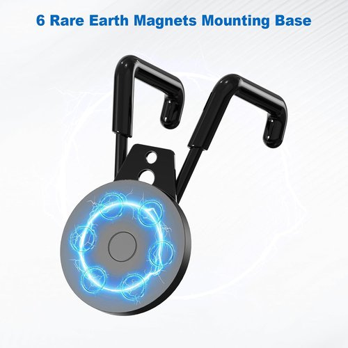 Heavy-Duty Magnetic Garage Hooks by [Brand Name] - Strong, Anti-Scratch Tool Holders for Garage & Workshop Storage