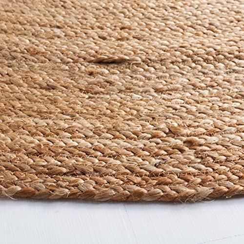 Safavieh 4x6 Oval Cape Cod Collection Natural Brown Handmade Jute Area Rug