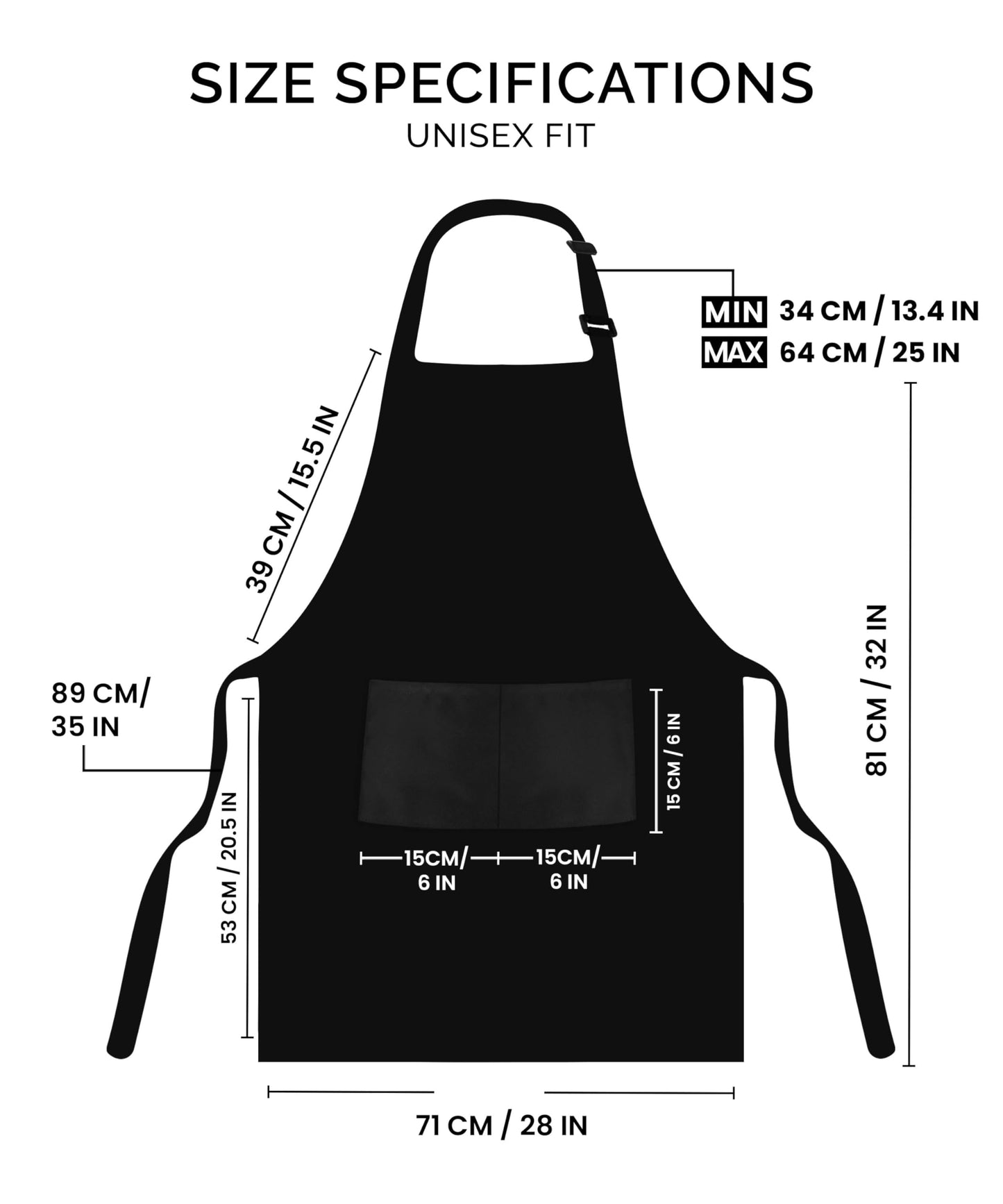 Utopia Kitchen 2 Pack Bib Apron, Adjustable with 2 Pockets, Water and Oil Resistant, Cooking Kitchen Chef Apron for Women Men (2 Pack, Black & White)