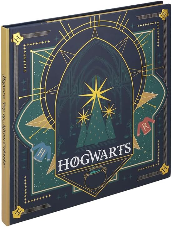 Paladone Harry Potter Hogwarts Advent Calendar - 24 Day Pop-Up Christmas Tree Decor for Kids' Bedroom