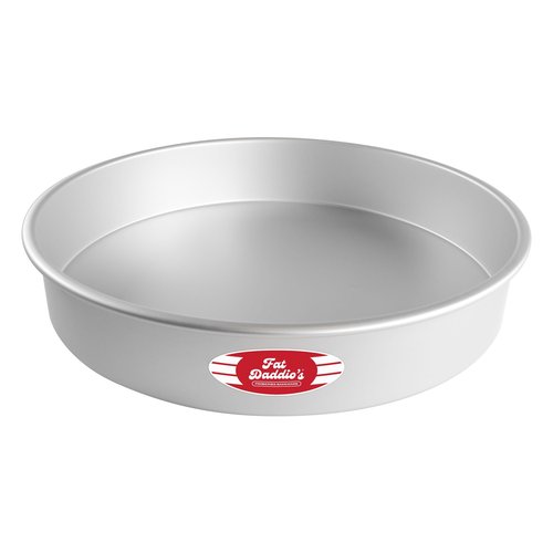 Fat Daddio's Round Cake Pan, 18 x 3 Inch, Silver