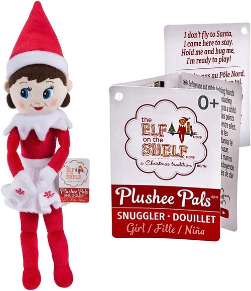 Elf On The Shelf Plushee Pals Snuggler - Adorable 12" Plush Toy for Girls