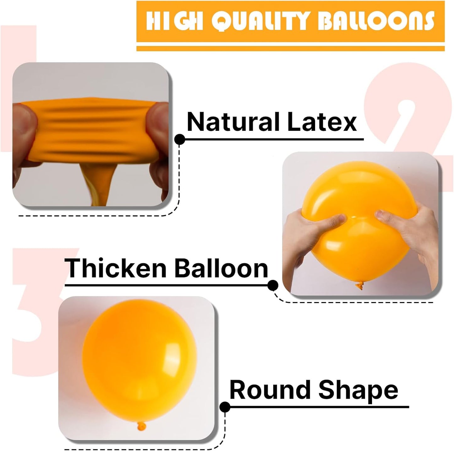 PartyWoo Mustard Yellow Balloons - 100pcs 12 Inch Fall Balloons for Birthday & Baby Showers