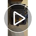 NutriChef 4QT Air Fryer & Indoor Grill - White, 7 Preset Modes, Double-Decker Design