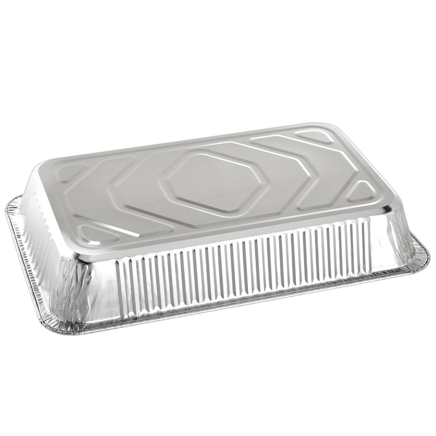 Juvale Aluminum Foil Pans 21x13 (15 Pack) Full Size Disposable Trays for Steam Table, Food, Grills, Baking, BBQ