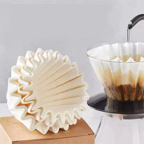 Commercial Coffee Filters - 12 Cup Extra Large Unbleached Filters (300ct) | 9.75" Diameter for Bunn Machines