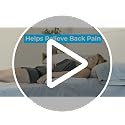 ComfiLife Lumbar Support Pillow for Sleeping - Memory Foam, White, Standard