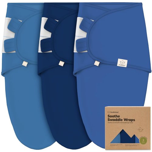 3-Pack Organic Baby Swaddle Sleep Sacks - Soft & Snug Swaddles for Newborns 0-3 Months | Perfect for Baby Girls & Boys
