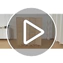 Beige Bamboo Room Divider 67-inch, 4-Panel Freestanding Wooden Screen, Versatile Partition