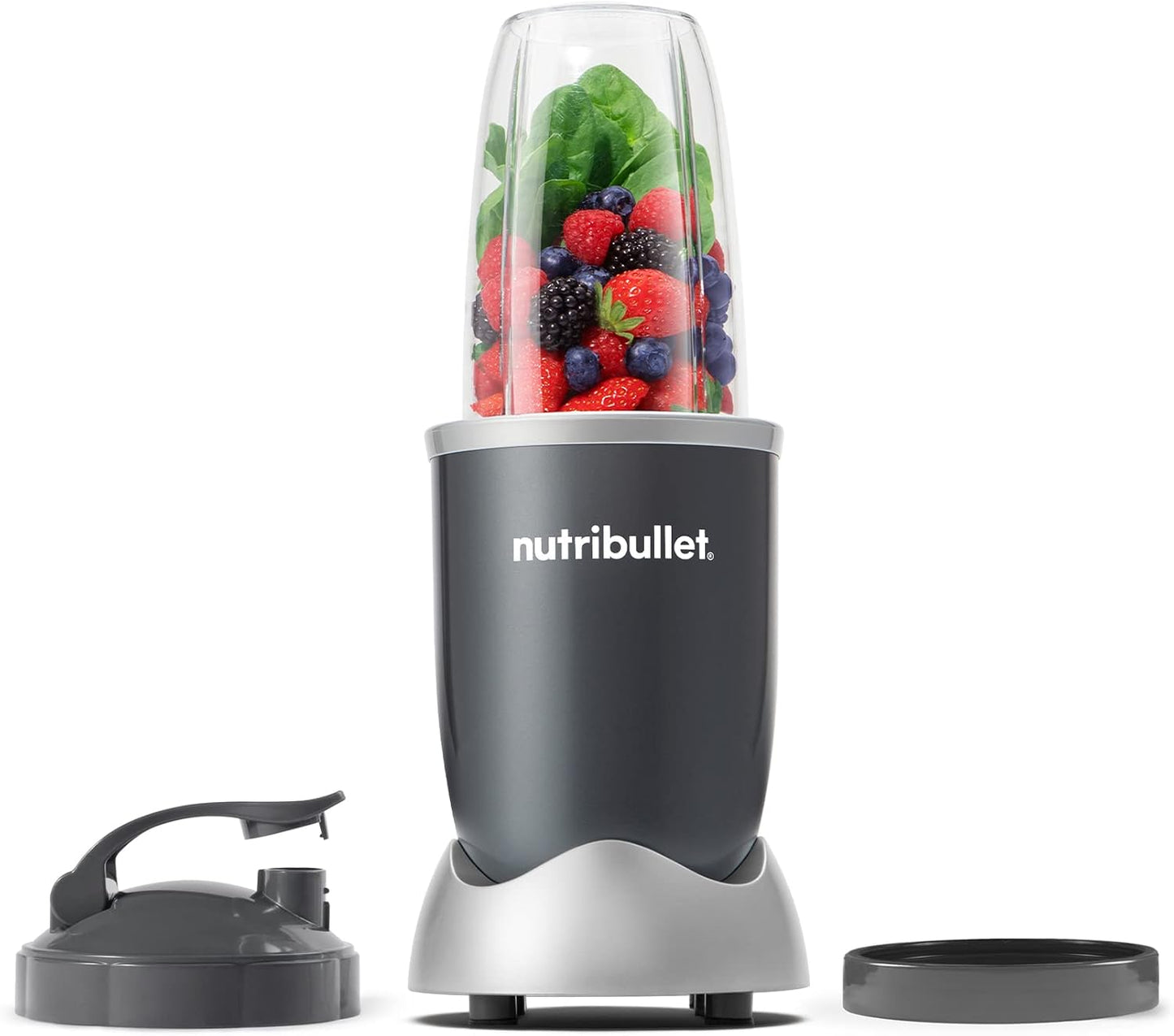 Nutribullet Personal Blender - 24 Ounce, 600 Watt | Perfect for Shakes, Smoothies & Food Prep in Gray