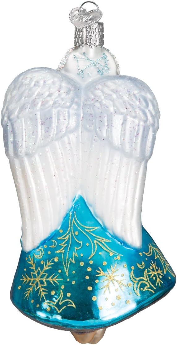Baby Angel Glass Blown Ornament - Old World Christmas Tree Decor