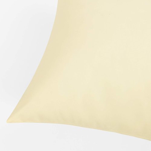 FLXXIE Pillow Cases - Soft Microfiber Standard Size Pillow Covers | Wrinkle & Stain Resistant, Ivory, 2 Piece Set 20x26