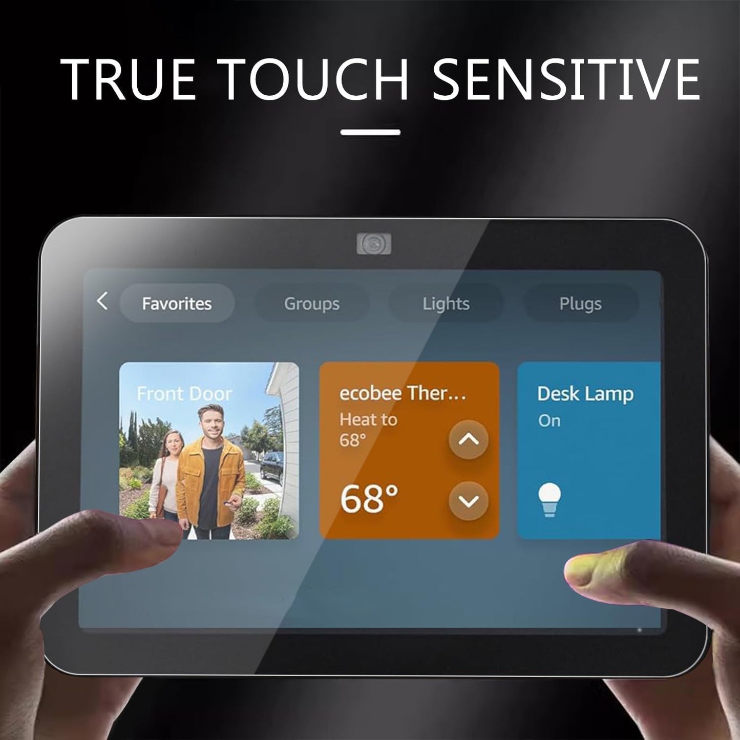 MUBUY-GOL Tempered Glass Screen Protector - 9H Hardness, Ultra Clear, Anti-Fingerprint | Fits New Echo Show 8 (4th Gen, 8.7 Inch, 2025 Release)