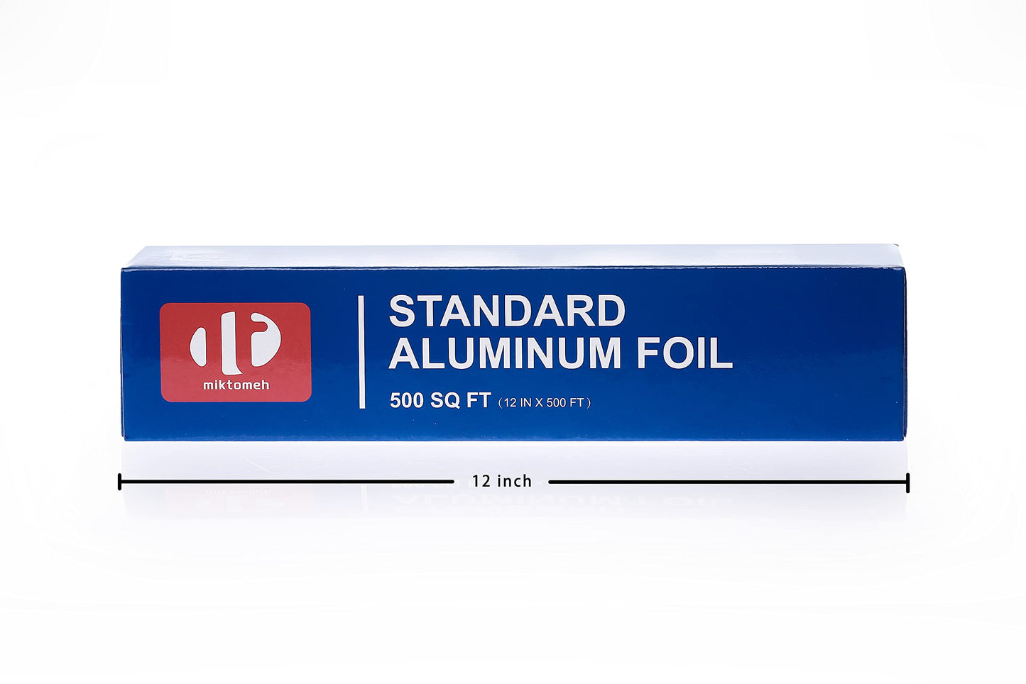 MNTLO Standard Aluminum Foil 12" x 500 SQ FT for Grilling, BBQ, Cooking, Food Preservation & Storage, Commercial & Kitchen Use