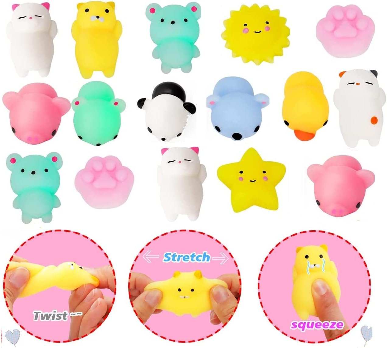 Taulaap 126 Pcs Pop Party Favors - Treasure Box Toys for Kids | Classroom Prizes & Goodie Bag Fillers