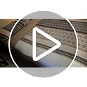 Dinjoy Boho Queen Quilt Set - Brown & Striped Fall Bedspreads, Reversible, Lightweight Microfiber Bedding, 3 Piece