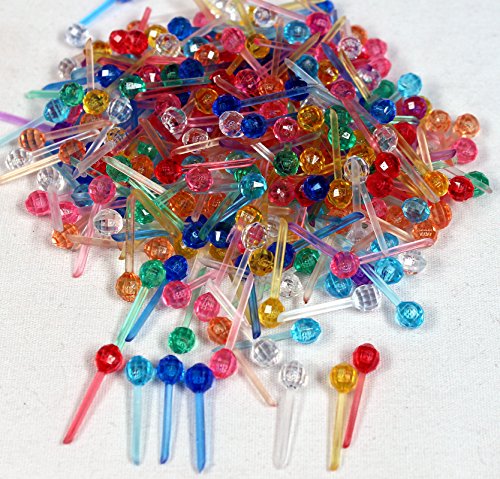 Creative Hobbies Plastic Christmas Tree Light Bullets 250 Pack Multi Colors