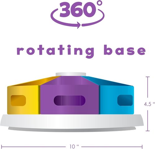 Hapinest Rotating Art Supply Organizer - Versatile Crayon, Marker & Pencil Storage for Classroom | Desk Caddy