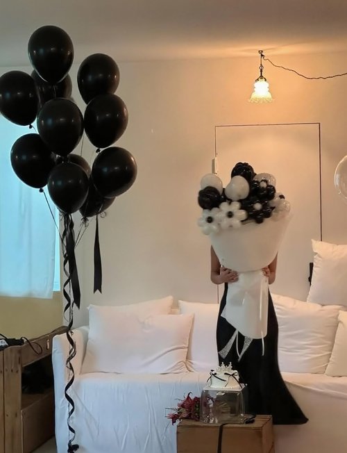 Black Balloons 12 Inch –24pcs Latex Party Balloons for Birthday, Baby Shower, DIY Party Decorations, Perfect for Small Gatherings, Dorms, Budget Events