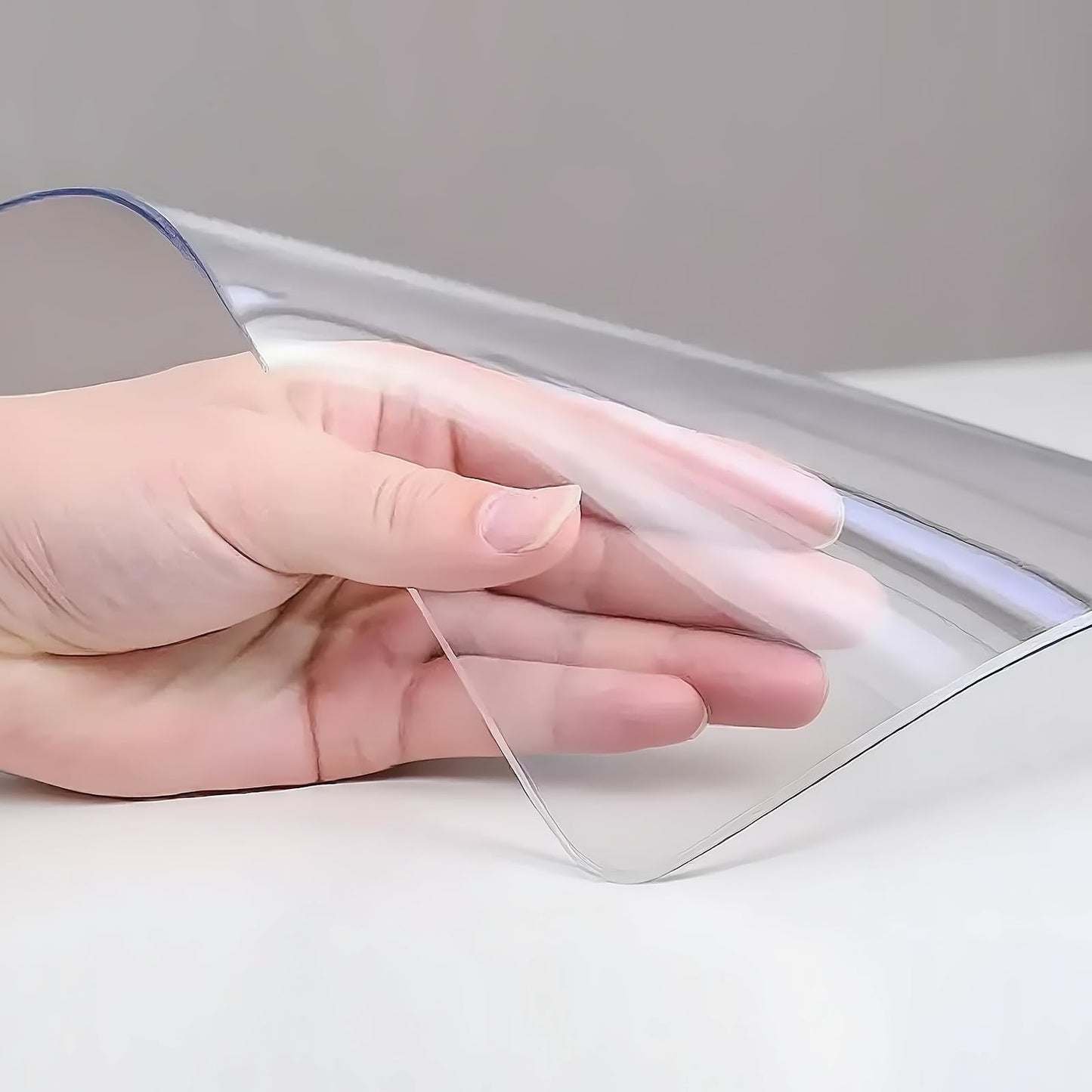 ProsperJoyChant Clear Table Protector 36 x 60 Inch, 1.4mm Thick Waterproof PVC Plastic Table Cover, Durable Table Pad for Dining Room, Kitchen, Writing Desk, and Coffee Tables