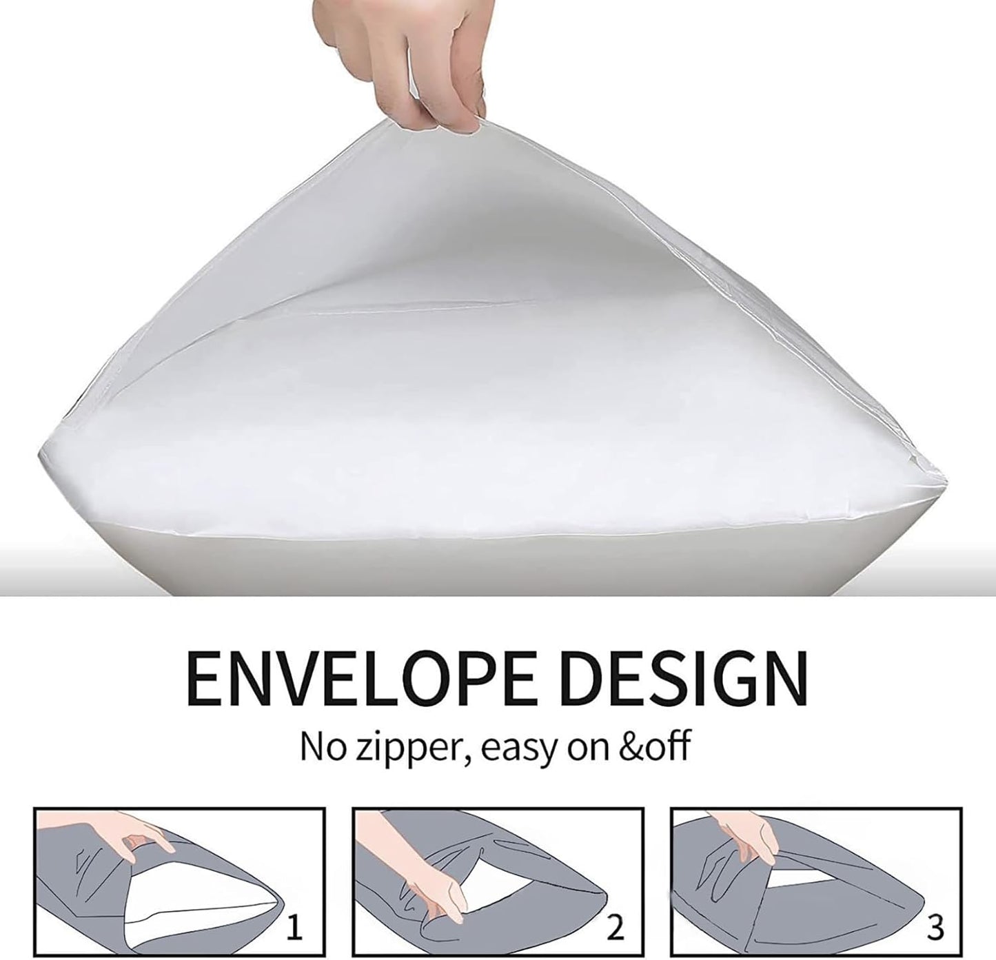 Skiennix Microfiber Bed Pillowcases - Super Soft & Stain Resistant | 2 Pack, 20x26, Coffee