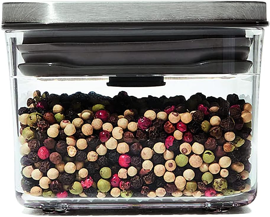 OXO STL Pop Small Square Mini Container - 0.4 QT/0.4 L | Airtight Food Storage Solution