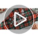 4 Pack Christmas Tartan Hand Towels Plaid Kitchen Dish