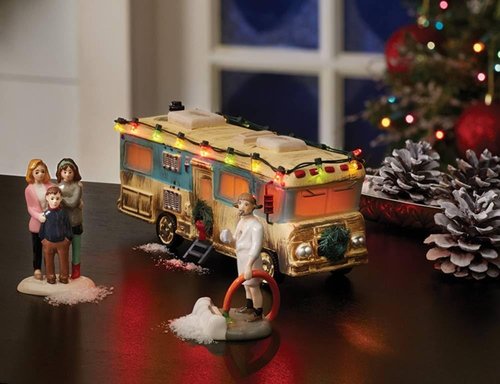 Department 56 Cousin Eddie's RV Lit Figurine - National Lampoon's Christmas Vacation | 7.87 Inch, Multicolor