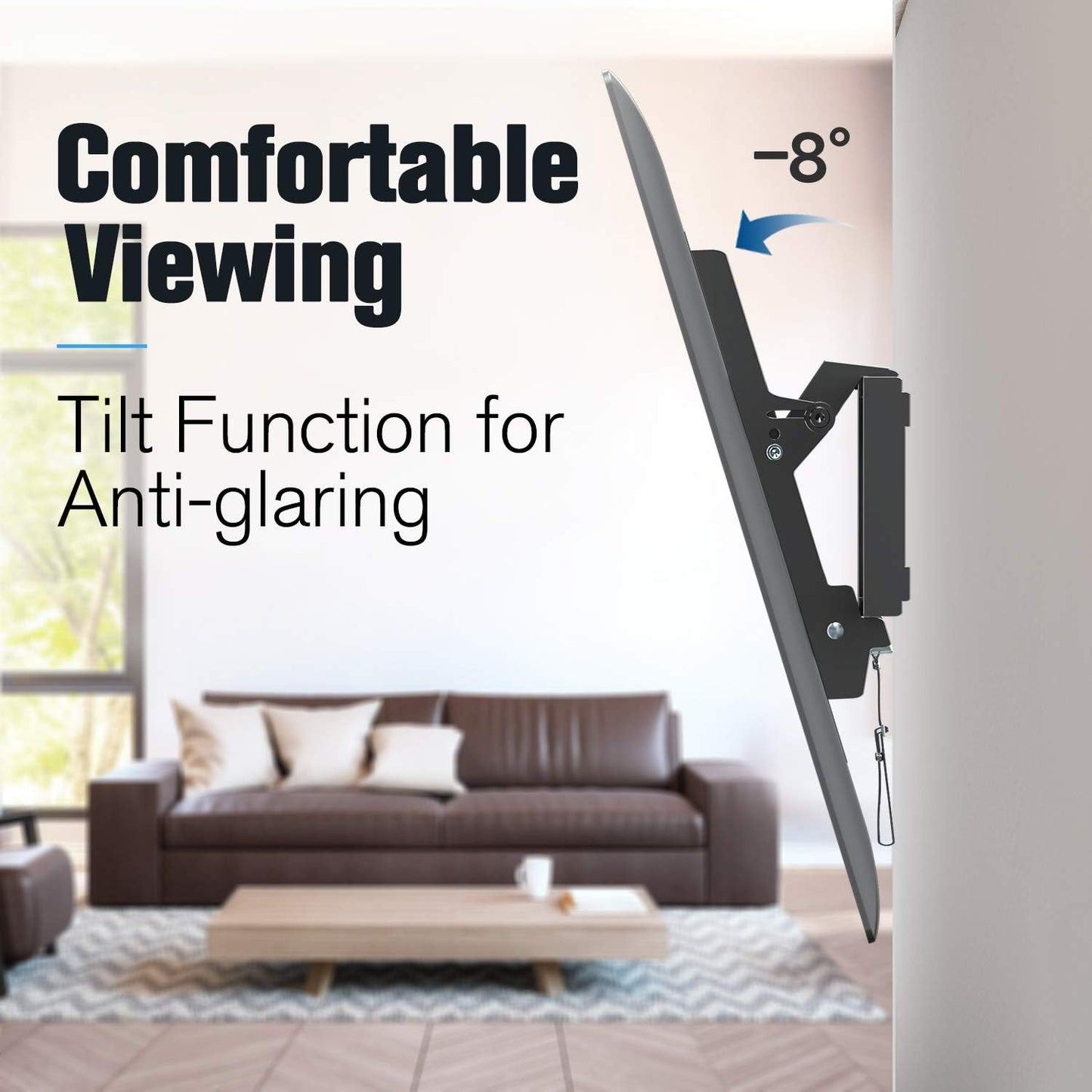Mounting Dream Tilt TV Wall Mount for 37-75 Inch TVs - Full Motion Monitor Mount for 10-26 Inch Screens