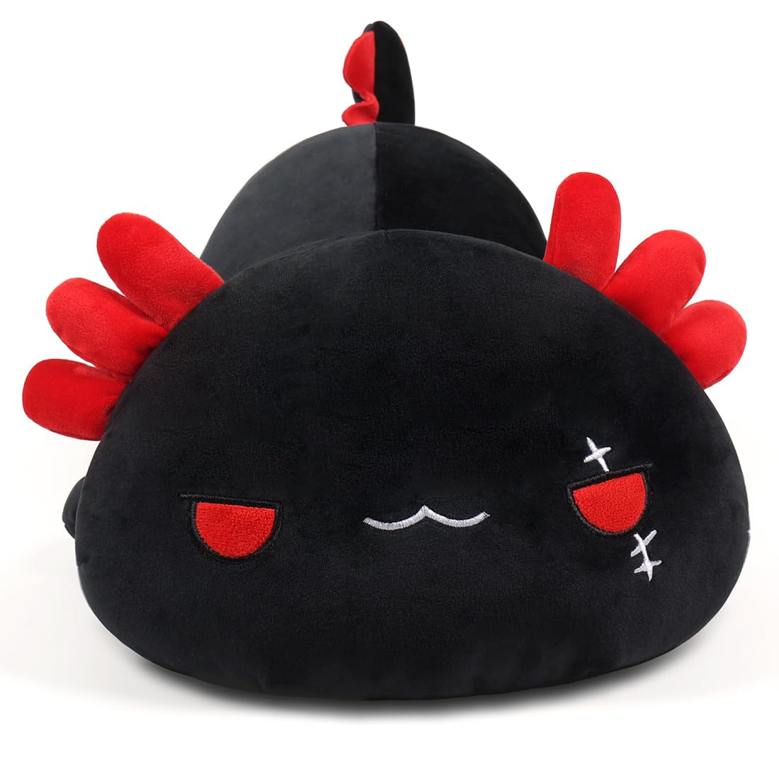 MIAOHAHA Plush Axolotl Toy 19.6in Plush Pillow Axolotl Stuffed Animal Toy Cute Plushies Kids Plush Toy Pillow(Black,50cm/19.6in)