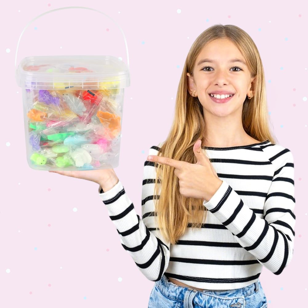 180 Pack Squishy Toys, Kawaii Squishies Party Favors for Kids 4-8 8-12, Mochi Squishy Animals Treasure Box Toys Classroom Prizes Easter Egg Fillers Basket Goodie Bag Stuffers