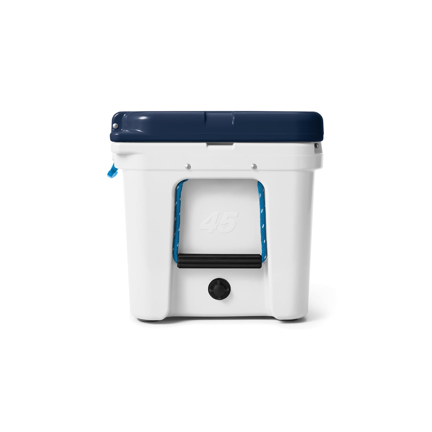 YETI Tundra 45 Cooler, White/Blue