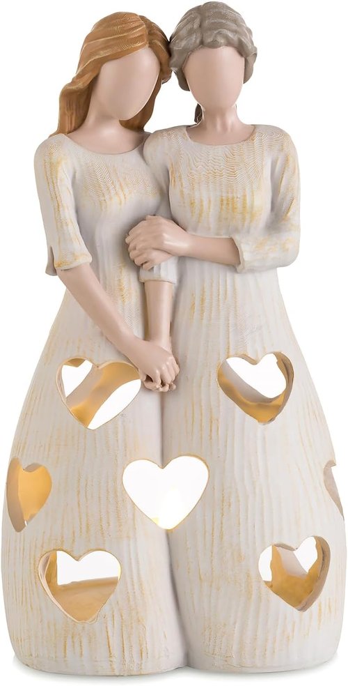 Candeldo Unique Candle Holder for Mom - Sentimental Birthday Gift from Daughter | Tealight Decor