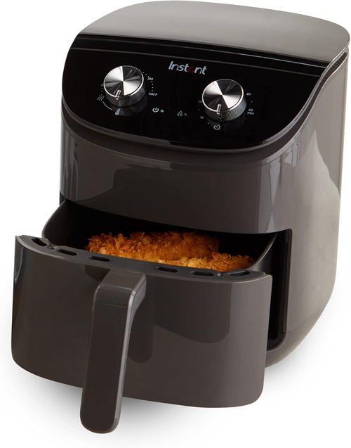 Instant Pot 4QT Air Fryer - EvenCrisp Technology for Perfectly Crispy Meals | 100+ In-App Recipes, Black