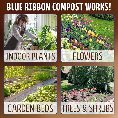 Organic Compost Bag - 7.9 Gallons, 32-35 Pounds - OMRI Certified Soil Fertilizer