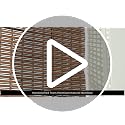 UNISHADES Room Darkening Bamboo Roman Shades with Valance - Highfield Teak, 34.5" W x 64" H (Variation: Room Darkening)