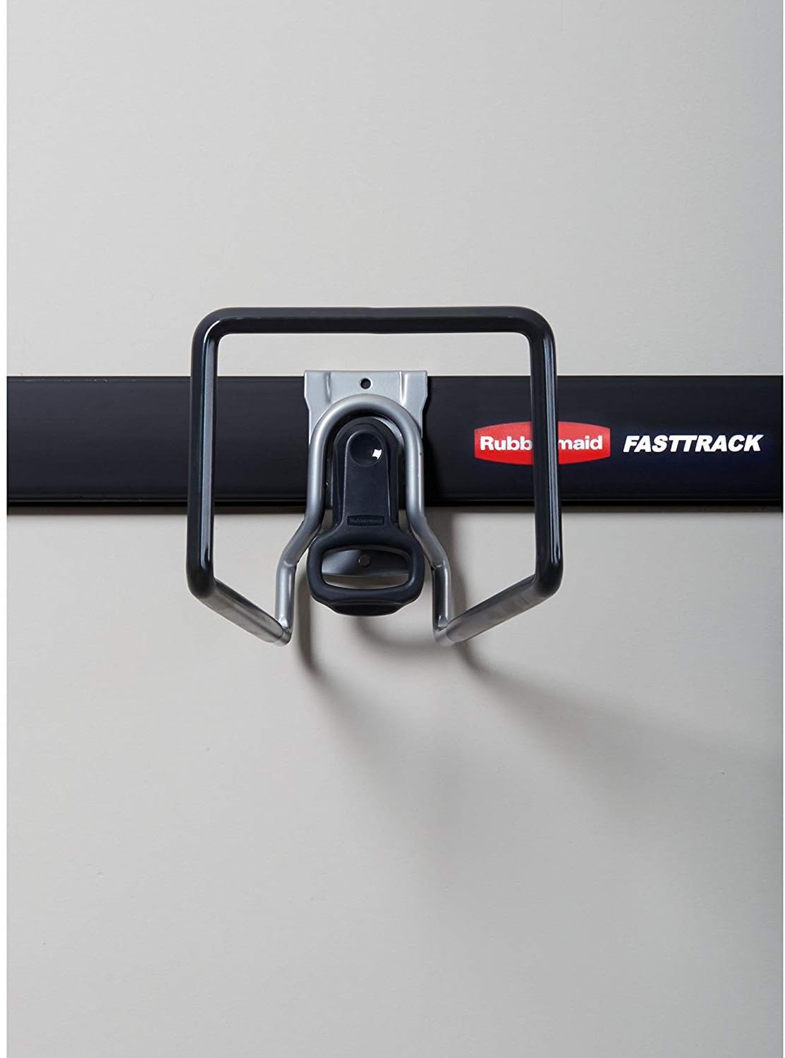 Rubbermaid FastTrack Garage Storage System - 50 lb Capacity Water Hose Hook | Black (2 Pack)