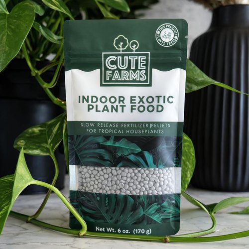 Cute Farms Indoor & Outdoor Slow Release Fertilizer Pellets - All-Purpose (6 oz) Resealable Bag