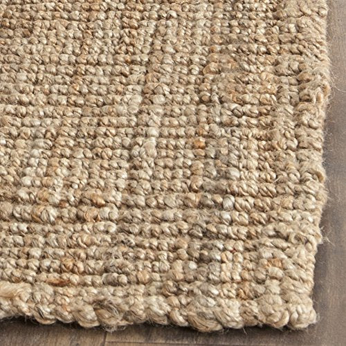Natural Fiber Runner Rug - 2'6" x 10' Jute Knotted Coastal Style - Natural
