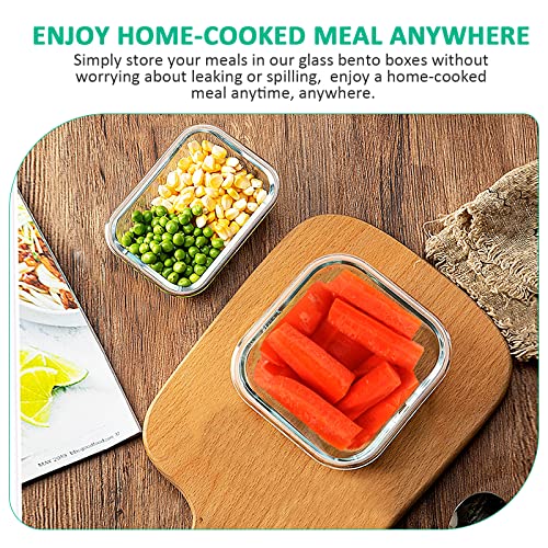 KOMUEE 12-Pack Gray Glass Food Storage Containers Set - BPA-Free, Oven & Microwave Safe