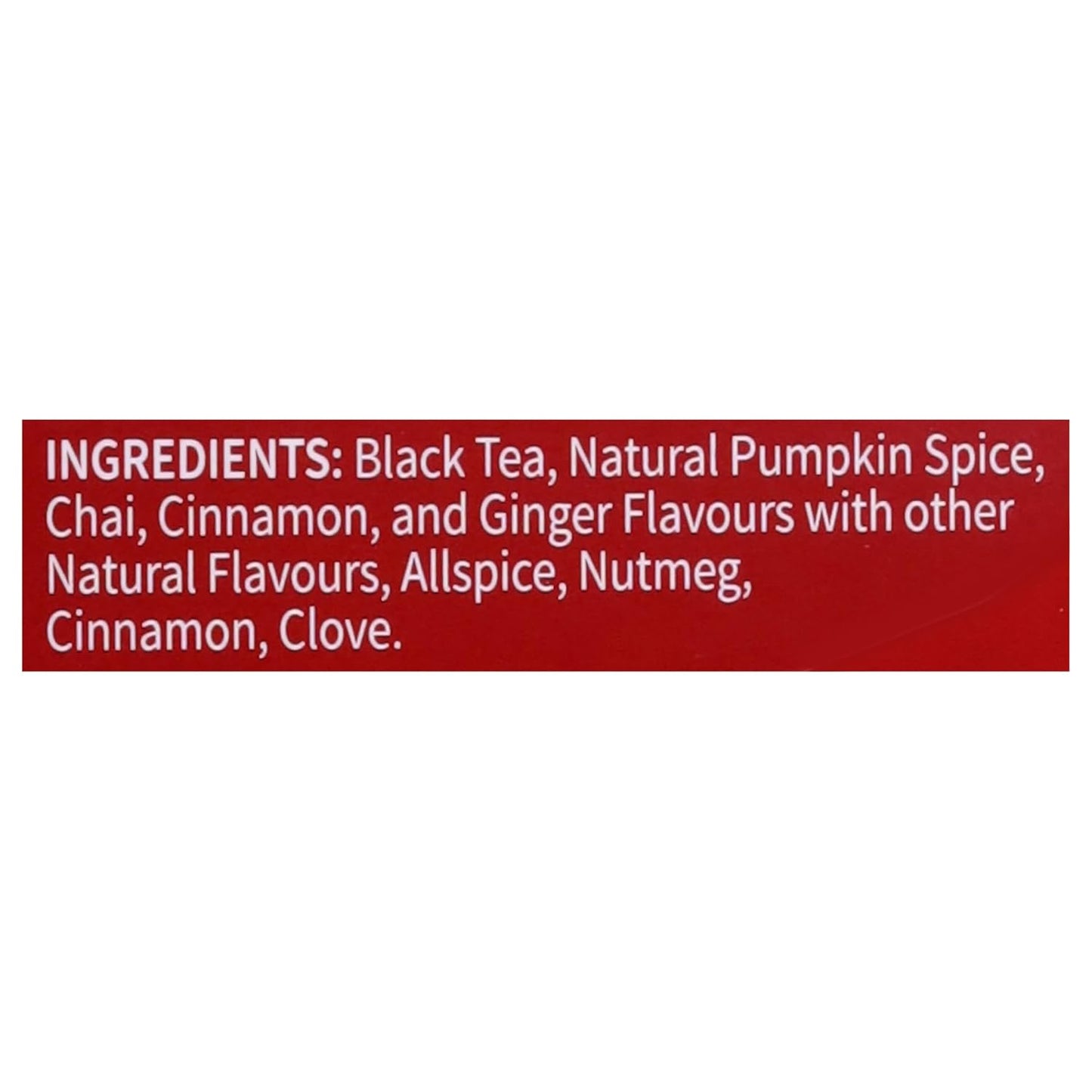 Twinings Pumpkin Spice Chai Black Tea - Warm & Spicy Flavor, 20 Individually Wrapped Bags, Pack of 6
