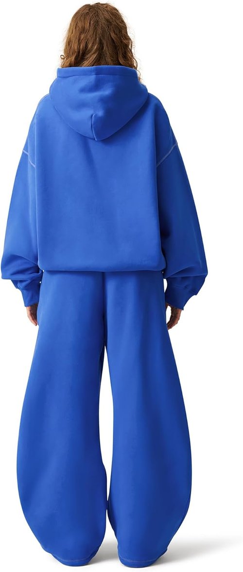 Aelfric Eden Sweatsuits | Women's Fall Fleece Tracksuit Set - Oversized Hoodie & Baggy Sweatpants