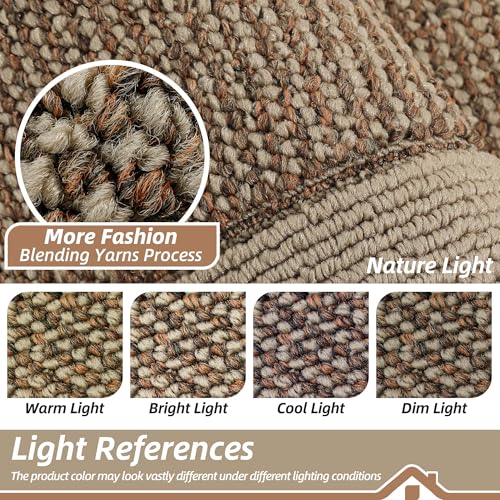 Kitchen Rugs Set of 2 - Non Slip Washable 24x36 & 24x60 Taupe - Rectangular