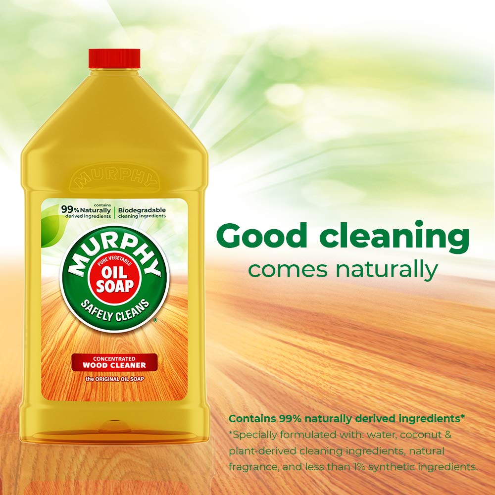 Murphy Oil Soap | Concentrated Wood Cleaner - No-Rinse Formula with Citronella Scent | 32 fl oz (3 Pack)