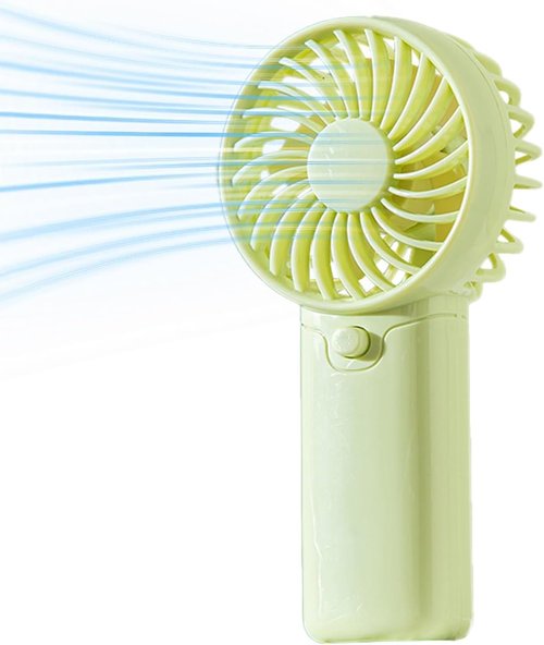 AAA Battery Powered Fan - Compact 5'' Quiet Personal Fan for Camping & Outdoor Use | Green