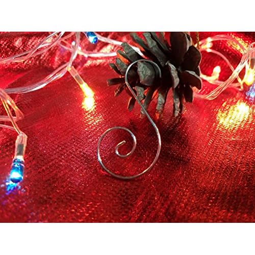 Christmas Ornaments Hooks Christmas Tree Hanger Great for Christmastree Decoration - 120 / Silver